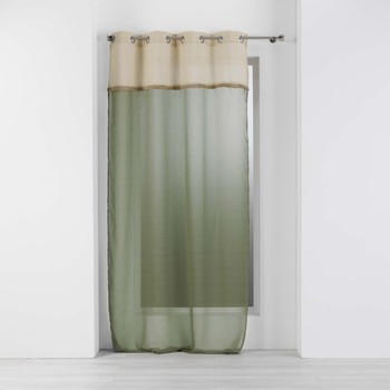 Home Sheer curtains Douceur d intérieur GREENYBEL Green
