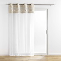 Home Sheer curtains Douceur d intérieur SUNDORE Sable