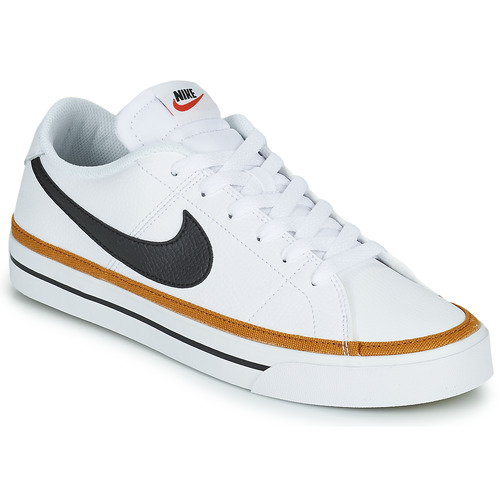 Nike NIKE COURT LEGACY White / Black - Free delivery | Spartoo ! - Shoes Low top trainers Men USD/$70.50