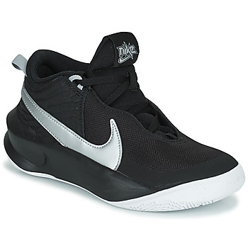 Shoes Children High top trainers Nike TEAM HUSTLE D 10 (GS) Black / Silver