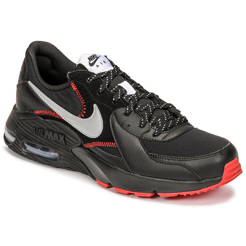Nike NIKE AIR MAX EXCEE Black / Red - Free delivery | Spartoo NET ! - Shoes Low top Men USD/$118.50