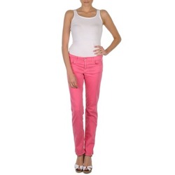 material Women 5-pocket trousers Gant DANA SPRAY COLORED DENIM PANTS Pink