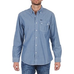 Clothing Men long-sleeved shirts Lee Cooper Greyven Blue