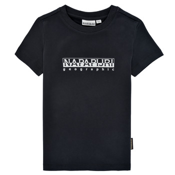 material Boy short-sleeved t-shirts Napapijri S-BOX SS Black