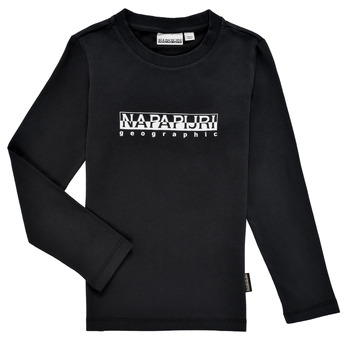material Boy Long sleeved shirts Napapijri S-BOX LS Black
