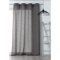 Home Sheer curtains Linder JUTE Grey / Dark