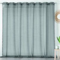 Home Sheer curtains Linder ETAMINE GIVREE Grey / Dark