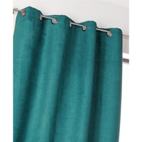 Home Curtains & blinds Linder SUEDINE LOURDE Blue / Duck
