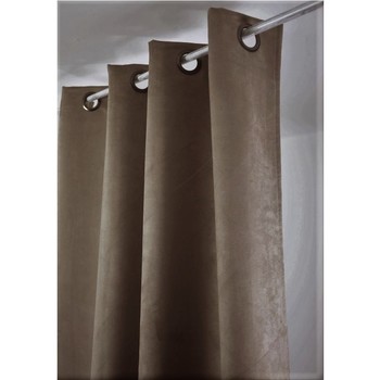 Home Curtains & blinds Linder SUEDINE LOURDE Beige / Dark