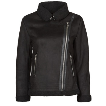material Women Leather jackets / Imitation le Only ONLDIANA Black