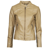 material Women Leather jackets / Imitation le Only ONLMELISA Beige