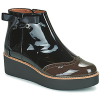 Shoes Women Mid boots Fericelli JANDICI Black / Brown