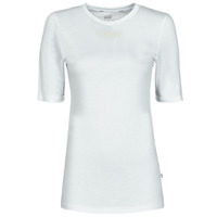 material Women short-sleeved t-shirts Puma MBASIC TEE White