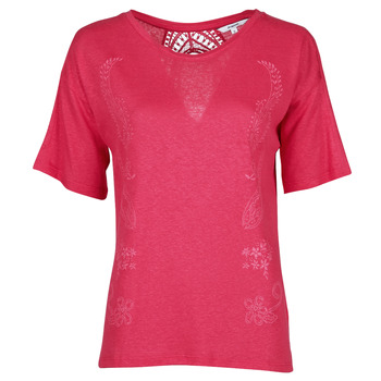 material Women short-sleeved t-shirts Desigual CLEMENTINE Red