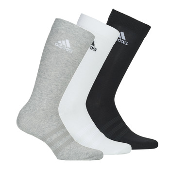 Underwear Sports socks adidas Performance LIGHT CREW X3 Grey / White / Black