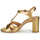 Shoes Women Sandals Cosmo Paris ZOUM Gold