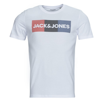 Clothing Men short-sleeved t-shirts Jack & Jones  White