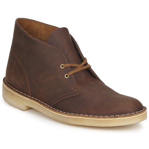 brown boots clarks