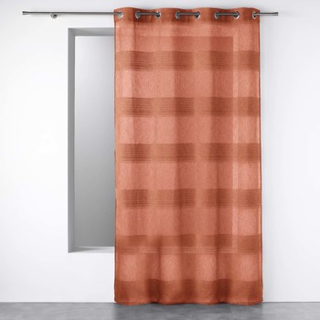 Home Sheer curtains Douceur d intérieur TERRAZA Terracotta