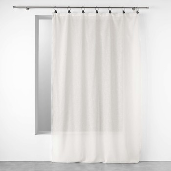 Home Sheer curtains Douceur d intérieur LINKA White