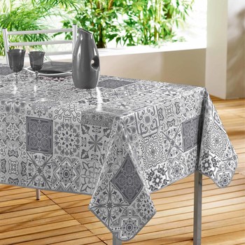 Home Tablecloth Douceur d intérieur PERSANE Grey