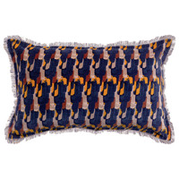 Home Cushions covers Vivaraise TAHIS Blue / Ink