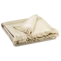 Home Towel and flannel Vivaraise CANCUN X2 Couleur / Lin