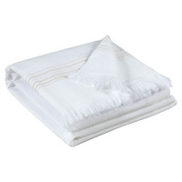 Home Towel and flannel Vivaraise CANCUN X2 White
