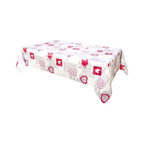 Home Tablecloth Habitable AUDREY - ROUGE - 140X250 CM Red