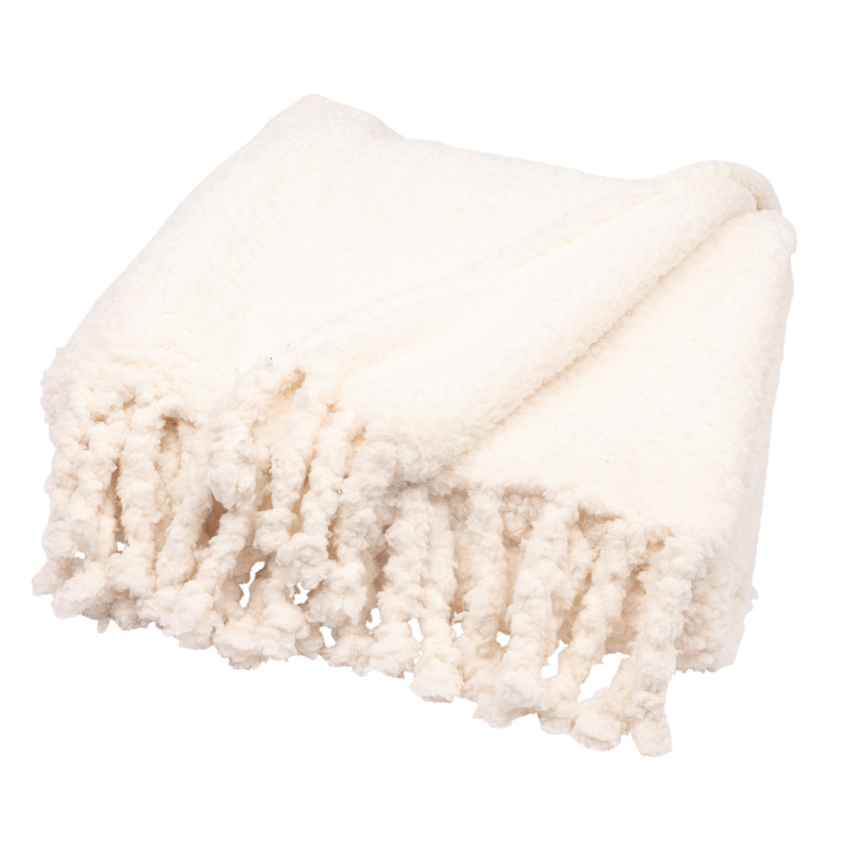 Home Blankets / throws Decoris TEDDY White