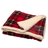 Home Blankets / throws Decoris SCOTY Red