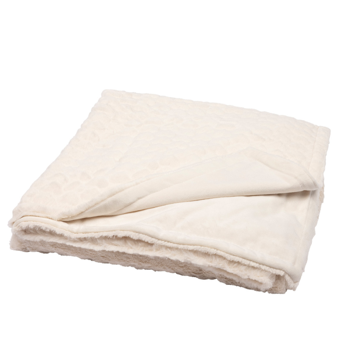 Home Blankets / throws Decoris CUORE Cream