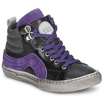 Shoes Boy High top trainers Little Mary OPTIMAL Black / Violet