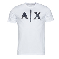 material Men short-sleeved t-shirts Armani Exchange 3LZTHA White / Camouflage