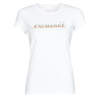 Clothing Women short-sleeved t-shirts Armani Exchange 3LYTKD White