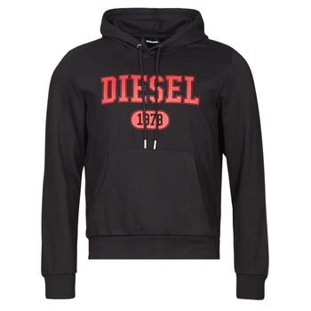 material Men sweaters Diesel S-GINN-HOOD-K25 Black