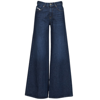 material Women Flare / wide jeans Diesel 1978 Blue / Dark