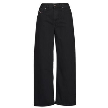 Clothing Women Flare / wide jeans Diesel 2000 Black
