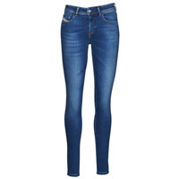 material Women Skinny jeans Diesel 2017 SLANDY Blue / Dark