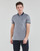 Clothing Men short-sleeved polo shirts Tom Tailor POLO WITH RIB DETAIL Marine / Mottled