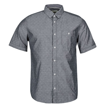 material Men short-sleeved shirts Tom Tailor REGULAR STRUCTURED SHIRT Marine / Mottled