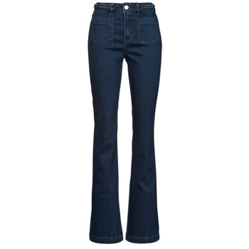 material Women 5-pocket trousers Morgan PSVEN Blue / Raw