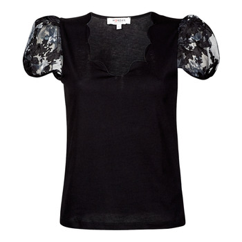 Clothing Women short-sleeved t-shirts Morgan DSCAPE Black