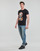 Clothing Men short-sleeved t-shirts Deeluxe JEK TS M Black / Multicolour
