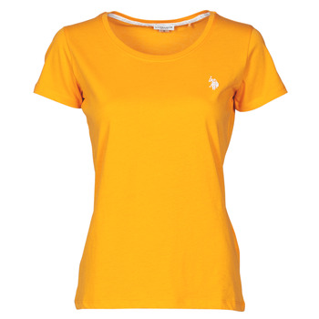 material Women short-sleeved t-shirts U.S Polo Assn. CRY 51520 EH03 Orange