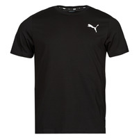 Clothing Men short-sleeved t-shirts Puma ESS CAT LOGO TEE Black
