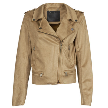 material Women Leather jackets / Imitation le Guess MONICA JACKET Camel