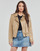 Clothing Women Leather jackets / Imitation le Guess MONICA JACKET Camel