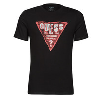 material Men short-sleeved t-shirts Guess RUSTY CN SS TEE Black