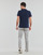 Clothing Men short-sleeved polo shirts Kappa EZIO Blue / Red